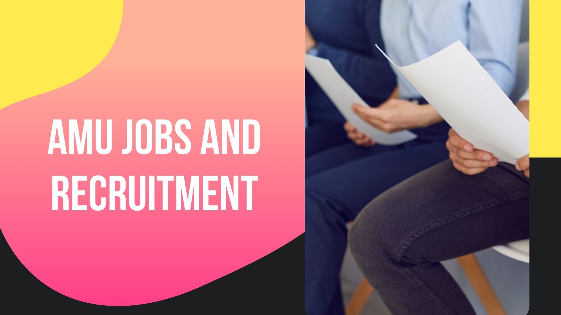 Amu Jobs, Vacancy and Recruitment