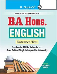 BA Hons. English Entrance Test Guide for JMI & GGSIPU Paperback – 1 January 2020