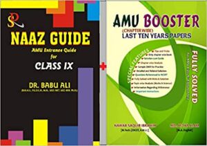 Set of 2 Class 9 Naaz Guide + AMU Booster Class 9 (Chapter Wise) Last ten Year Fully Solved Paper Paperback Bunko – 1 January 2018