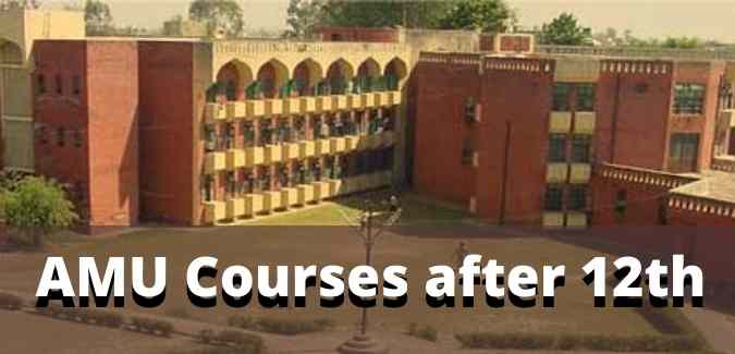 AMU Courses after 12th