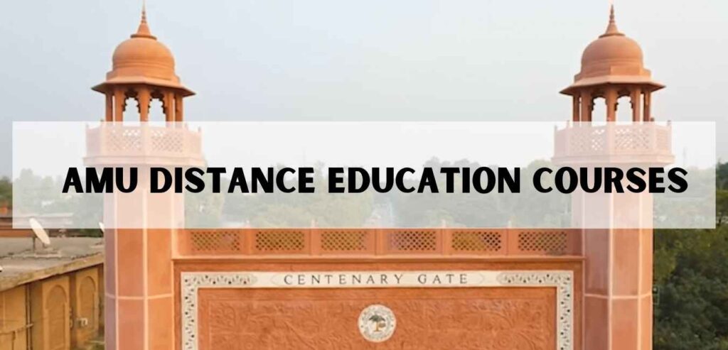 AMU distance Education courses