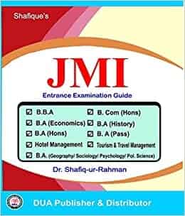 B.B.A/ B.Com/ B.A.C.A/ B.A.(Eco), B.A. (Hons) guide for Jamia Millia Islamia Unknown Binding