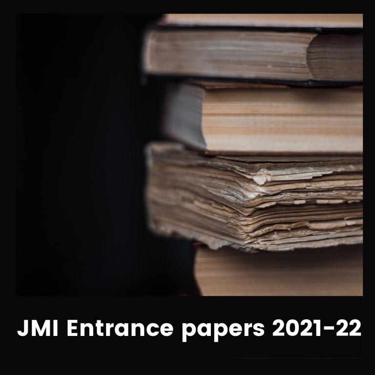 JMI Entrance papers 2021-22