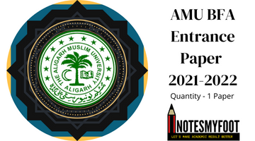 AMU BFA Entrance Paper 2021- 2022