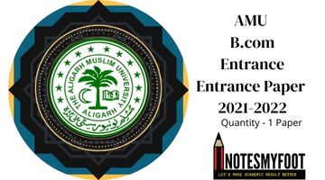 AMU B.com Entrance Paper