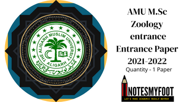 AMU M.Sc Zoology Paper