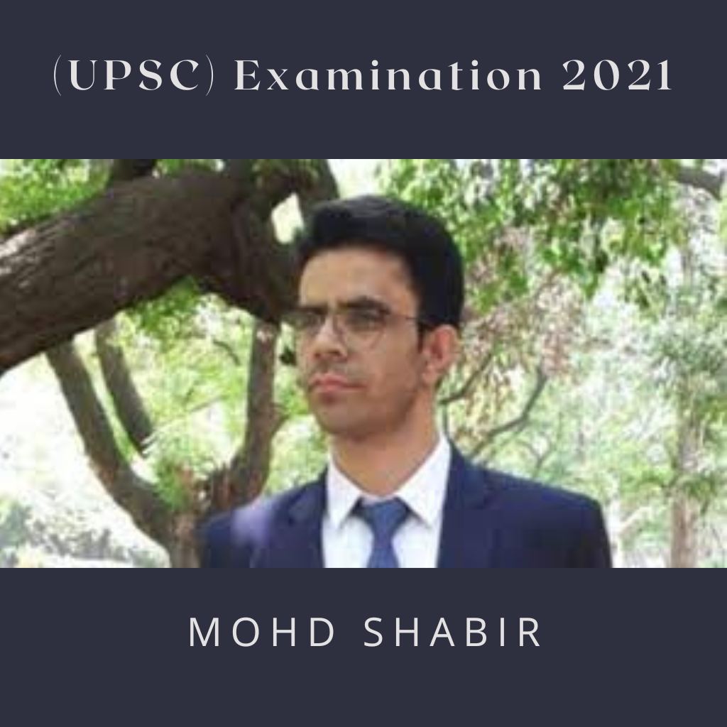 Mohd Shabir AMU UPSC student
