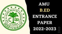 AMU b.ed Entrance Paper 2022-2023
