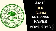 AMU B.E (Civil) Entrance paper 2022-2023