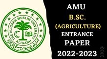 AMU B.Sc. (Agriculture) Entrance paper 2022-2023