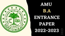 AMU B.A Entrance Paper 2022-2023