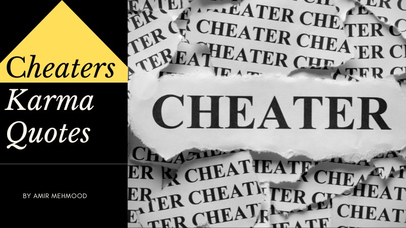 cheaters karma quotes