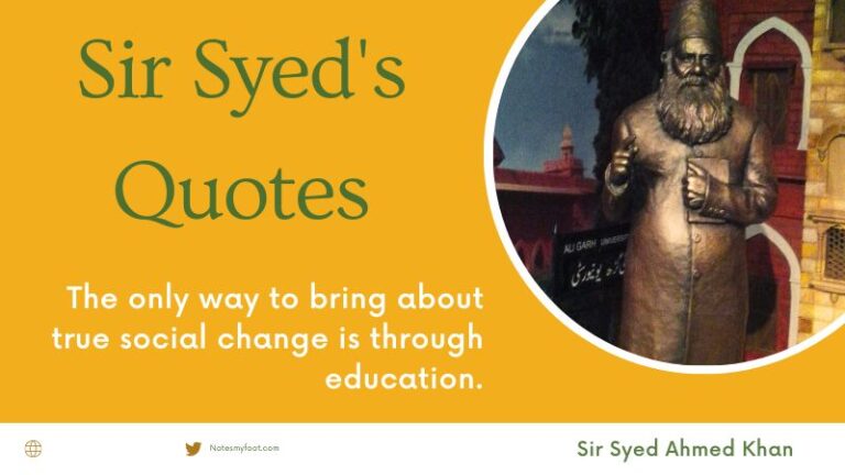 Sir Syed Ahmed Khan Quotes