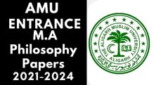 Amu Entrance M.A Philosophy Last 3 Year Paper 2021-24