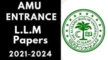Amu Entrance L.L.M Last 3 Years Papers 2021-24