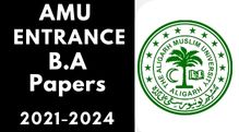 Amu Entrance B.A Last 3 Years Papers 2021-24