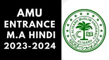 Amu entrance M.A Hindi 2023-24