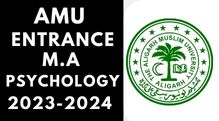 Amu Entrance M.A Psychology 2023-24
