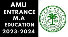 Amu Entrance M.A Education 2023-24