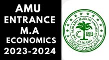 Amu Entrance M.A Economics 2023-24