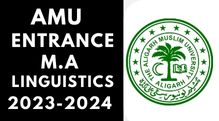 Amu Entrance M.A Linguistics 2023-24