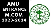 Amu Entrance M.Com 2023-2024