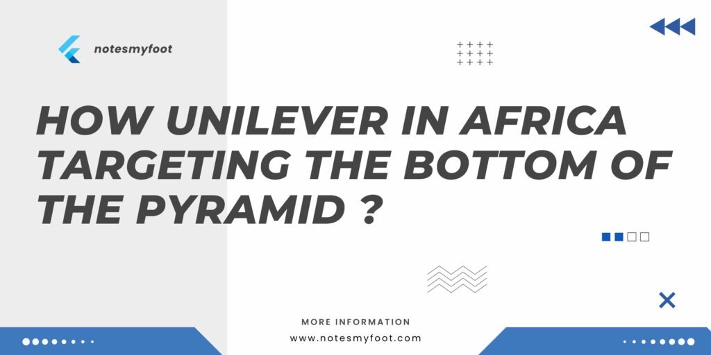 Unilever in Africa Targeting the Bottom of the Pyramid