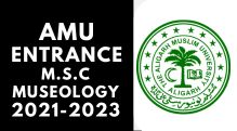 AMU Entrance M.S.C Museology 2021-2024