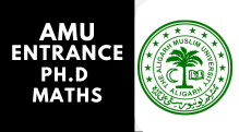 AMU Ph.D Maths 2020-2024