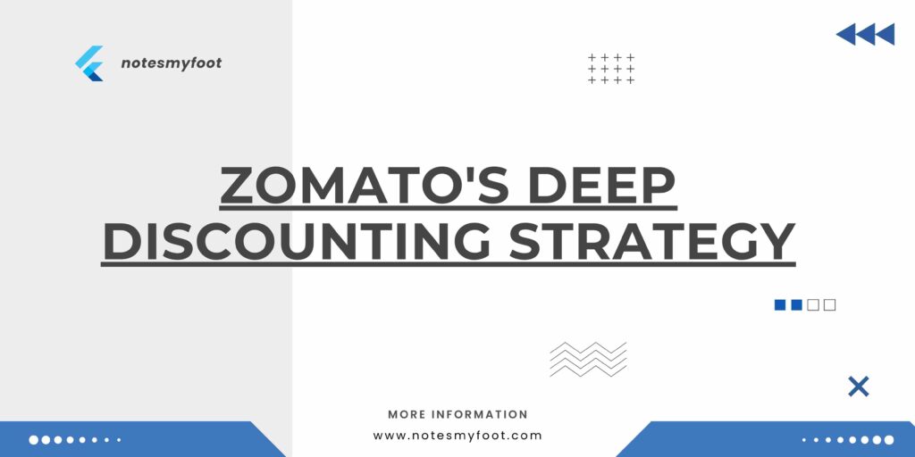 case study on zomato deep discounting strategy