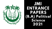 JMI Entrance (B.A) Political Science 2021