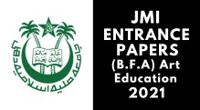 JMI Entrance (B.F.A) Art Education 2021
