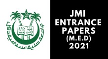 JMI Entrance (M.E.D) 2021