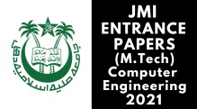 JMI Entrance (M.Tech) Computer Engineering 2021