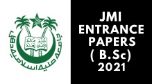 JMI Entrance ( B.Sc) 2021