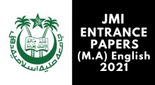 JMI Entrance (M.A) English 2021