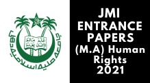 JMI Entrance (M.A) Human Rights 2021