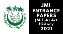 JMI Entrance (M.F.A) Art History 2021