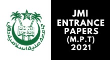 JMI Entrance (M.P.T) 2021
