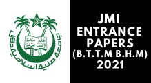 JMI Entrance (B.T.T.M B.H.M) 2021
