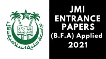 JMI Entrance (B.F.A) Applied Art 2021