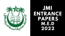 JMI Entrance ( M.E.D) 2022