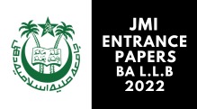 JMI Entrance (B.LL.B) 2022