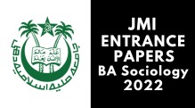 JMI Entrance (B.A) Sociology 2022