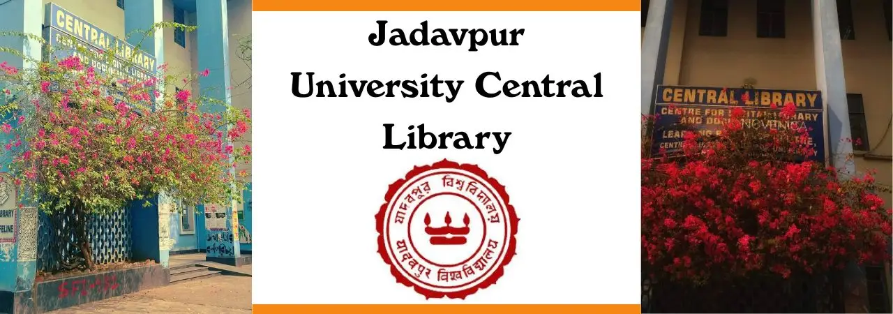 A grid photo of jadavpur university central library